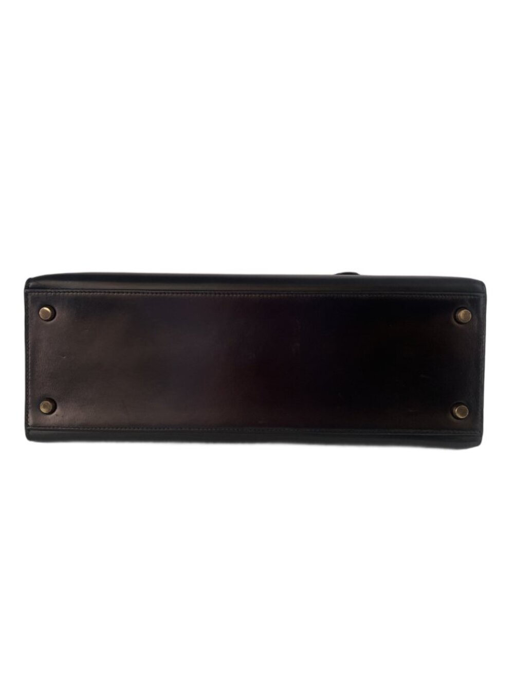 Hermes Kelly 32 Sellier Black Box Leather Gold Hardware (GHW) - Picture 4 of 16